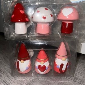 Bullseye Valentines Decor gnomes and mushrooms
